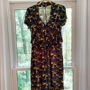 Short Sleeve Midi Dress